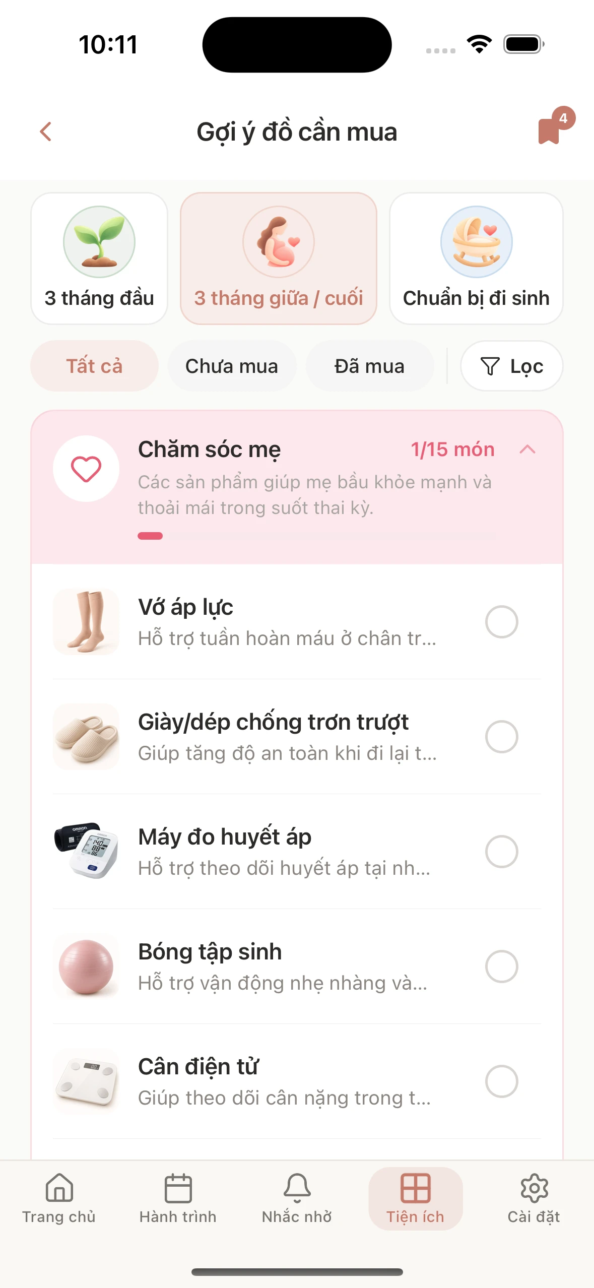 Mama Journey – danh sách đồ cần mua